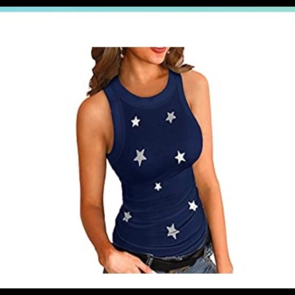 Adorable Star Tank Top! Will include white version FREE!